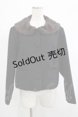 m petit by misako / AM*ファーエリショートJK M ブラック H-25-12-04-037-LO-CO-NS-ZH