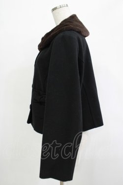 画像2: m petit by misako / AM*ファーエリショートJK M ブラック H-25-12-04-037-LO-CO-NS-ZH