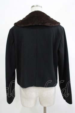 画像3: m petit by misako / AM*ファーエリショートJK M ブラック H-25-12-04-037-LO-CO-NS-ZH