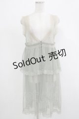 axes femme / ドットチュール重ねジレ M グリーン H-25-12-04-040-AX-TO-NS-ZH