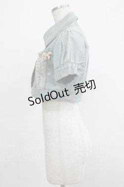 画像2: LIZ LISA / デニムジャケット Free ブルー H-25-12-04-044-LO-JA-NS-ZH