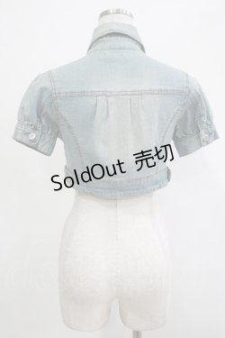 画像3: LIZ LISA / デニムジャケット Free ブルー H-25-12-04-044-LO-JA-NS-ZH