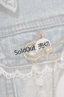 画像4: LIZ LISA / デニムジャケット Free ブルー H-25-12-04-044-LO-JA-NS-ZH