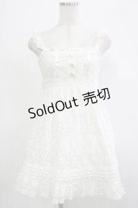 LIZ LISA / レースワンピース Free ホワイト H-25-12-04-045-LO-OP-NS-ZH