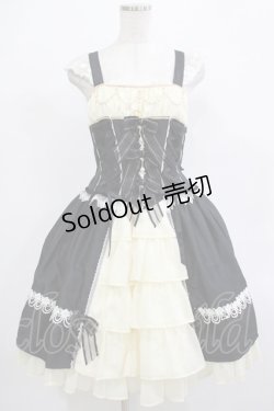 画像1: BABY,THE STARS SHINE BRIGHT / ミカエルの祝福ジャンパースカート Free ブラック H-25-12-04-005-BA-OP-NS-ZH