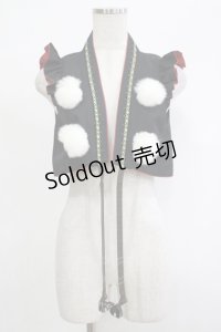 ALICE and the PIRATES / 天狗のポンポンベスト Free ブラック H-25-12-04-047-PA-TO-NS-ZH