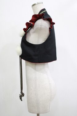 画像2: ALICE and the PIRATES / 天狗のポンポンベスト Free ブラック H-25-12-04-047-PA-TO-NS-ZH