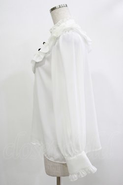 画像2: axes femme kawaii / クラシカルドールブラウス M オフ/ブラック H-25-12-04-049-AX-BL-NS-ZH