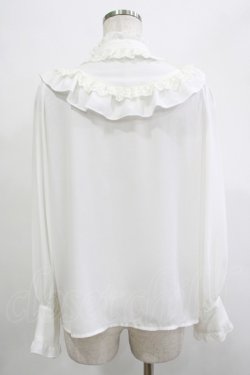 画像3: axes femme kawaii / クラシカルドールブラウス M オフ/ブラック H-25-12-04-049-AX-BL-NS-ZH