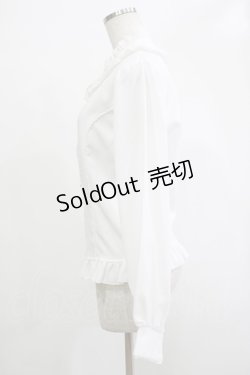 画像2: 梦焚世（海外ロリータブランド） / フリルブラウス M ホワイト H-25-12-04-050-PU-BL-NS-ZH