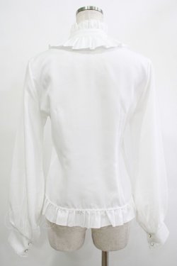 画像3: 梦焚世（海外ロリータブランド） / フリルブラウス M ホワイト H-25-12-04-050-PU-BL-NS-ZH