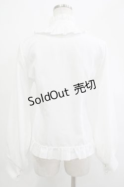 画像3: 梦焚世（海外ロリータブランド） / フリルブラウス M ホワイト H-25-12-04-050-PU-BL-NS-ZH