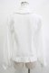 画像3: 梦焚世（海外ロリータブランド） / フリルブラウス M ホワイト H-25-12-04-050-PU-BL-NS-ZH (3)