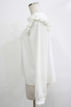 画像2: An MILLE / チュール切替ブラウス Free オフ H-25-12-04-053-EL-BL-NS-ZH