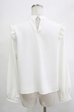 画像3: An MILLE / チュール切替ブラウス Free オフ H-25-12-04-053-EL-BL-NS-ZH