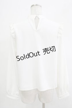 画像3: An MILLE / チュール切替ブラウス Free オフ H-25-12-04-053-EL-BL-NS-ZH