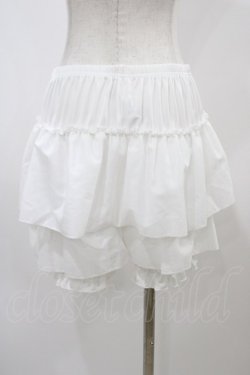 画像2: m petit by misako / ドロワーズセット L~LL ホワイト/ブラック H-25-12-04-1034-LO-PA-NS-ZH