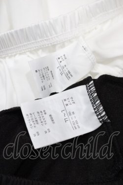 画像5: m petit by misako / ドロワーズセット L~LL ホワイト/ブラック H-25-12-04-1034-LO-PA-NS-ZH
