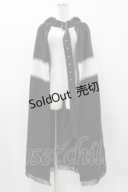 画像1: ALICE and the PIRATES / 聖十字マント Free ブラック H-25-12-04-1037-PA-JA-NS-ZH