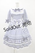 BABY,THE STARS SHINE BRIGHT / Milky Gingham Dollワンピース Free ブルー H-25-12-04-1040-BA-OP-NS-ZH
