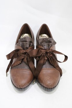 画像1: ALICE and the PIRATES / クリストファーシューズ L/約24cm〜24.5cm ブラウン H-25-12-04-1004-PA-SH-NS-ZH