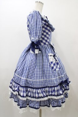画像3: BABY,THE STARS SHINE BRIGHT / Milky Gingham Dollワンピース Free ブルー H-25-12-04-1040-BA-OP-NS-ZH