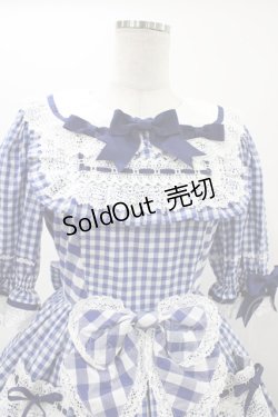 画像4: BABY,THE STARS SHINE BRIGHT / Milky Gingham Dollワンピース Free ブルー H-25-12-04-1040-BA-OP-NS-ZH