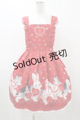 Ms LUTRA / "RED Heart dolls" Dress Free レッド H-25-12-04-1043-0-OP-NS-ZH