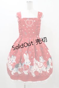 Ms LUTRA / "RED Heart dolls" Dress Free レッド H-25-12-04-1043-0-OP-NS-ZH