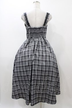 画像2: m petit by misako / AMCHKスクエアネックジャンパースカート S グレー H-25-12-04-1045-LO-OP-NS-ZH