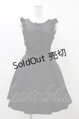 Ank Rouge / エプロンスカート M ブラック H-25-12-04-1047-CA-SK-NS-ZH