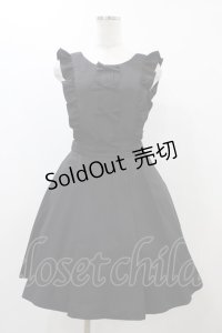 Ank Rouge / エプロンスカート M ブラック H-25-12-04-1047-CA-SK-NS-ZH