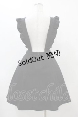 画像2: Ank Rouge / エプロンスカート M ブラック H-25-12-04-1047-CA-SK-NS-ZH