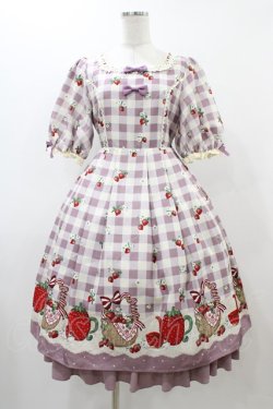 画像1: axes femme kawaii / ベリーズピクニックワンピース M ラベンダー H-25-12-04-1049-AX-OP-NS-ZH
