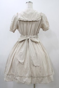 画像2: Amavel / ギンガムチェックセーラーワンピース Free アイボリー H-25-12-04-1051-CA-OP-NS-ZH