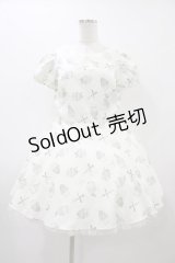 Secret Honey / スウィーツ柄ワンピース Free オフ H-25-12-04-1052-CA-OP-NS-ZH