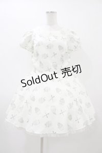Secret Honey / スウィーツ柄ワンピース Free オフ H-25-12-04-1052-CA-OP-NS-ZH