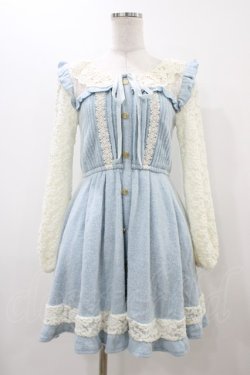 画像1: LIZ LISA / ドッキングニットワンピース Free サックス H-25-12-04-1053-LO-OP-NS-ZH