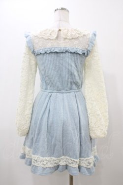 画像2: LIZ LISA / ドッキングニットワンピース Free サックス H-25-12-04-1053-LO-OP-NS-ZH