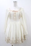 LIZ LISA / トゥーシューズ刺繍ワンピース Free オフホワイト H-25-12-04-1054-LO-OP-NS-ZH