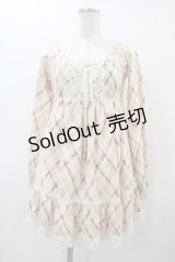 LIZ LISA / チェックワンピース Free ピンク H-25-12-04-1057-LO-OP-NS-ZH