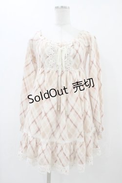 画像1: LIZ LISA / チェックワンピース Free ピンク H-25-12-04-1057-LO-OP-NS-ZH