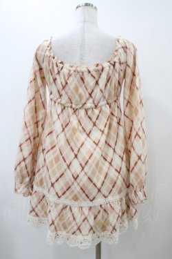 画像2: LIZ LISA / チェックワンピース Free ピンク H-25-12-04-1057-LO-OP-NS-ZH