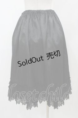 画像2: ALICE and the PIRATES / フリルレースペチコート Free ブラック H-25-12-04-1059-PA-SK-NS-ZH