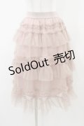 FLC / 星名桜子 チュールスカート S ピンク H-25-12-04-1060-0-SK-NS-ZH