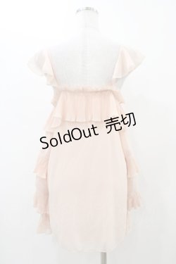 画像2: Bon21Hiz / オフショルシフォントップス L ピンク H-25-12-04-1061-0-TO-NS-ZH