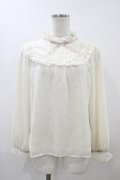 axes femme POETIQUE / ヨーク切替シフォンプルオーバー M アイボリー H-25-12-04-1062-AX-TO-NS-ZH