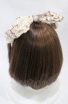画像2: ALICE and the PIRATES / Treasure hunt in the mystic island柄リボンカチューシャ  アンティーク(Ivory×Ivory lace) H-25-12-04-1007-PA-AC-NS-ZH (2)
