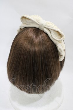 画像2: metamorphose / ソフィリボンカチューシャ  生成り H-25-12-04-1009-ME-AC-NS-ZH