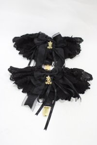 ALICE and the PIRATES / レナの靴下留め  ブラック H-25-12-04-1011-PA-ZA-NS-ZH